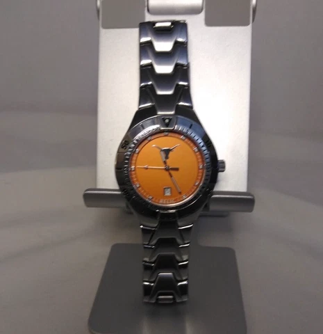 Relic College Collection Texas Longhorns Men's Watch Stainless Steal Cover