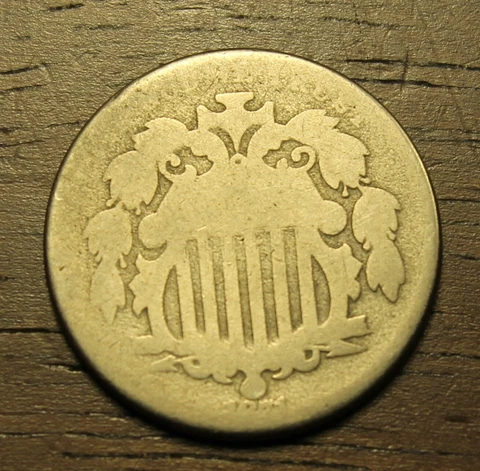 1871 Shield Nickel............................Lot 5449 Cover