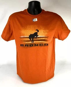 2021 2022 Ford Bronco T-Shirt - Burnt Orange Desert w/ Black Emblem & Script - Picture 1 of 3