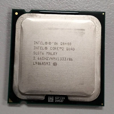 Intel Core 2 Quad Yorkfield 64-bit Socket LGA 775 2.66 GHz 4 core 95W CPU SLGT6 - Image 1 of 4