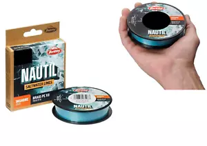 BERKLEY Nautil Inshore Braid x8 Aqua Blue línea de pesca agua salada en ver. Tallas - Imagen 1 de 6