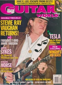 Guitar World Magazine July 1989 Stevie Ray Vaughn Jake E. Lee John Sykes - Picture 1 of 1