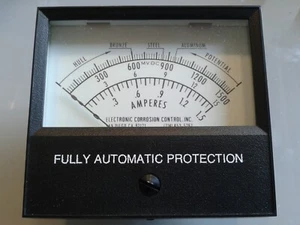 EINBAU-INSTRUMENT KORROSIONS-MESSWERK 85x78mm "AK" vintage historisch      Nr. 7 - Picture 1 of 3