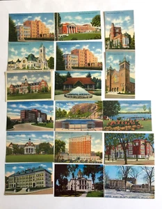 NEW HAMPSHIRE Postcard Lot Nashua, Manchester, Salem, Hooksett Unposted set 17 - Picture 1 of 6