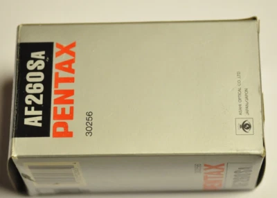 Pentax AF260SA flash unit w/wide angle diffuser, instr. and box. Cat. 30256 NOS. - Image 1 of 2