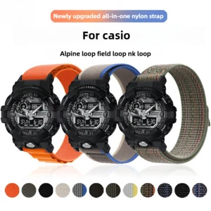 Robustes Uhrenarmband für Casio G-Shock Classic Sportarmband Nylon Canvas Premium - Bild 1 von 20