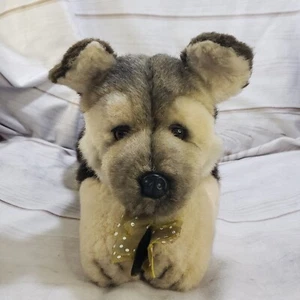 German Shepard Dog Plush Jockline Italy Avanti Applause Realistic RARE 15 Inch - Picture 1 of 11