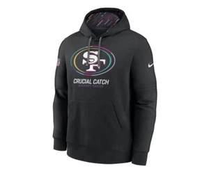 San Francisco 49ers Nike NFL Crucial Catch Pullover Sudadera con Capucha Para Hombres Grande - Imagen 1 de 4