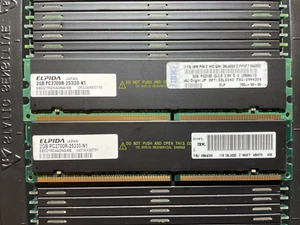 37x ELPIDA / IBM EBD21RD4ADNA-6B / 09N4309 PC2700R DDR333 2GB ECC REG FOR SERVER - Picture 1 of 2