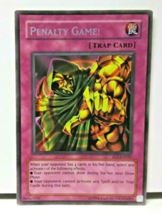 ¡JUEGO DE PENALIZACIÓN DE CARTAS YUGIOH VINTAGE! HOLO FET-EN051 LÁMINA RARA DORADA ¡COMO NUEVO SIN USAR! - Imagen 1 de 2