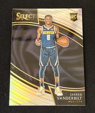 2018-19 Panini Select Courtside Silver Prizm Jarred Vanderbilt #300 Rookie RC