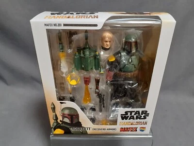 MAFEX No.201 MAFEX BOBA FETT (TM) Star Wars Mandalorian Armadura Recuperada Medicom Foto 1 de 4