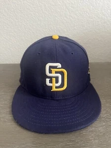 Gorra/Gorra ajustada de los Padres de San Diego talla 7 azul NewEra 59Fifty All-Star Game 2016 - Imagen 1 de 5