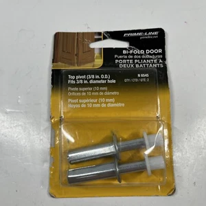 Prime-Line N 6545 7/16 In. Bi-Fold Door Top Pivot, Alliance 2 Pack, Mill - Picture 1 of 2