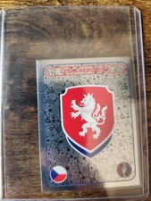 2016 Panini UEFA Euro 2016 Sticker Czech Republic Team Logo Badge Foil #348