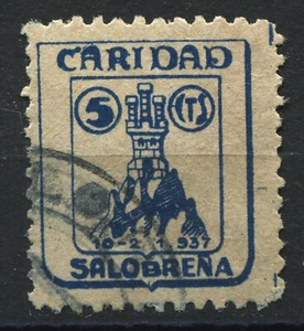España España 1936-39 Guerra Civil Española Guerra Mint sin goma - Salobreña - Imagen 1 de 1