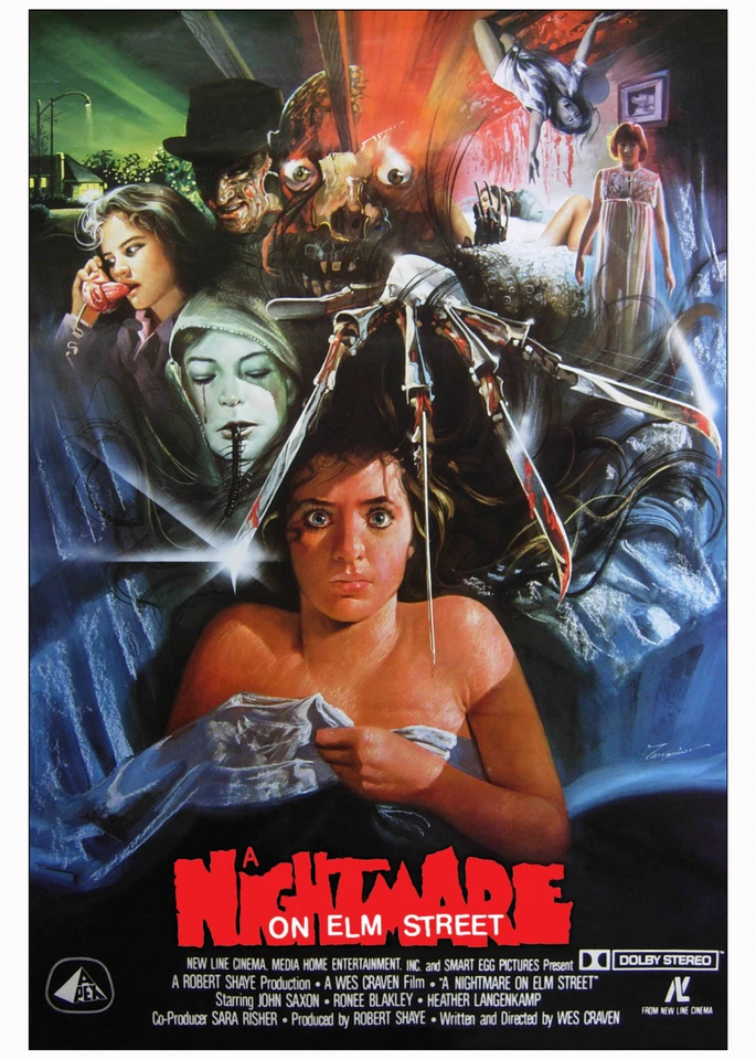 A NIGHTMARE ON ELM STREET Movie POSTER Horror Freddy
