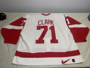 Wendel Clark AUTHENTIC Detroit Red Wings Nike Trikot Herren 56 weiß pro mic Vintage - Bild 1 von 9