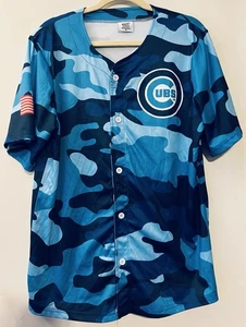 Chicago Cubs blau Tarnmuster Trikot Cody Bellinger #24 SGA MLB Baseball MEDIUM - Bild 1 von 6