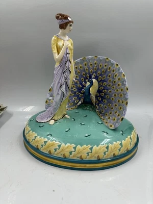 Vintage Royal Doulton Juno And The Peacock Signed Rare Figurine - Image 1 of 4