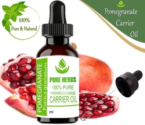 Aceite portador de granato Punica 100 % puro y natural de granato de hierbas puras Jz406 - Imagen 1 de 11