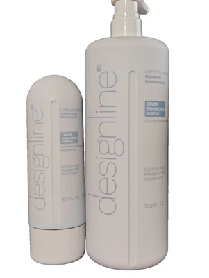 Champú y acondicionador Regis Designline Super Brunette 33,8 oz 10,1 fl. oz. *NUEVO* Foto 1 de 2