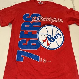 Camiseta vintage años 90 PHILADELPHIA 76ERS SIXERS NBA STARTER DEADSTOCK - Imagen 1 de 6