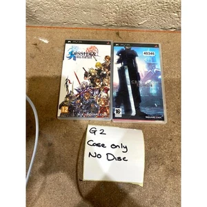 Dissidia: Final Fantasy, Crisis Core: Final Fantasy VII PSP Video Game Case Only - Picture 1 of 7
