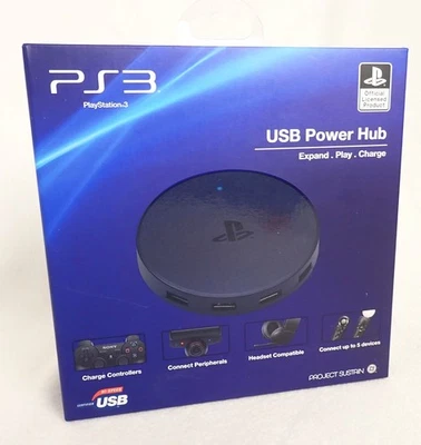 Sony USB Power Hub PlayStation 3 Nuevo Sin Abrir Nuevo de Lote Antiguo Foto 1 de 4