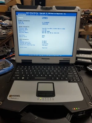Panasonic Toughbook CF-31 MK-1 i5 540M @ 2,40 GHz 8 GB 1970 HORAS diésel  Foto 1 de 4