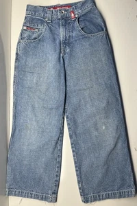 Vintage JNCO Tiger Jeans Kids Youth Size 10 Baggy Skater Wide Leg - Picture 1 of 8