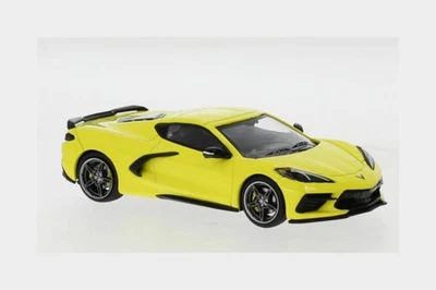 1:43 IXO Chevrolet Corvette C8 Stingray Coupe 2020 Yellow MOC315 - Photo 1/2