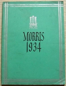 Morris Cars Range Sales Brochure 1934 Ref 20695-7/33/50M Isis Oxford Cowley 10 - Bild 1 von 9