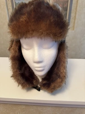 Sombrero trampero acolchado/de piel sintética Mission Supply Co nuevo sin etiquetas Foto 1 de 3