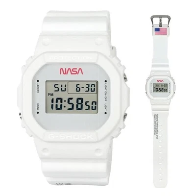 G-SHOCK x NASA DW5600, ограниченный выпуск, логотип красного червя, неиспользованный, редкий, эксклюзивный выпуск для США - Изображение 1 из 4