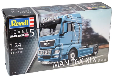 Revell Modellbausatz 07426 MAN LKW TGX XLX  Scale 1:24 OVP Teile versiegelt - Bild 1 von 3