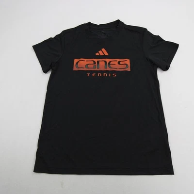Miami Hurricanes adidas Short Sleeve Shirt Women's Black New - Image 1 of 4