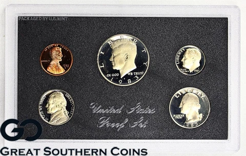 1983-S United States Mint Proof Set ** Mint Packaging + OGP Cover