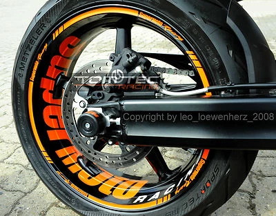 Pegatina llanta Supermoto KTM Superduke 950 990 RC8 1190 SM Foto 1 de 4