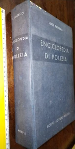 LIBRO:- Enciclopedia di Polizia - Hoepli 1952 Prima Edizione - Foto 1 di 6
