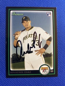 2010 Bowman Argenis Diaz #BDP99 RC Auto Signed Autograph Pirates 