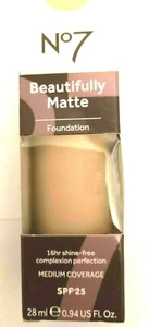 No7 Beautifully Matte Foundation 28ml -Various use drop down menu - Picture 1 of 1