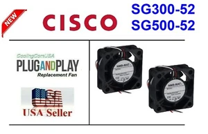 2x replacement fans for Cisco SG300-52 SG500-52 - Picture 1 of 7