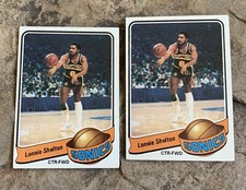 Lonnie Shelton Basketball Cards. Seattle Supersonics