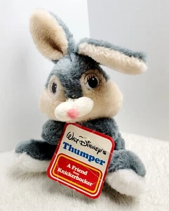 Vintage Walt Disney Klopfer 8 Zoll Hase Plüschtier Knickerbocker Bambi - Bild 1 von 10