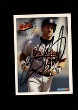 Chris Hoiles Orioles 1994 Fleer authentic autographed card