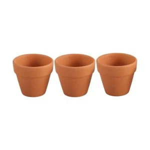 Mini Terracotta Pots ( Pack of 3) AU FREE SHIPPING - Picture 1 of 3