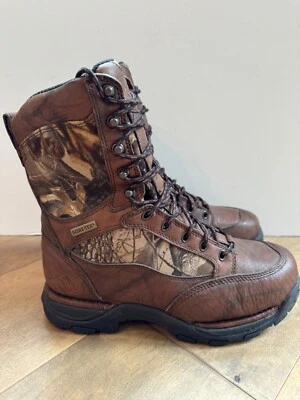 Danner 8” Pronghorn GTX 42216 400G Leather Lace Camo Hunting Boots Men's Sz 7.5 - Image 1 of 4