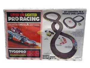 VINTAGE TYCO ELECTRIC SLOT CAR PRO RACING STOCK CAR SUPER 100 LIGHTED EARNHARDT - Picture 1 of 7