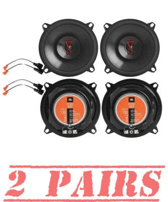 METRA JBL STAGE3 200W Front Door - Rear Overhead speakers for 1997-2001 Jeep Cherokee